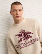 AE Cozy Cabin Budweiser Graphic Sweater