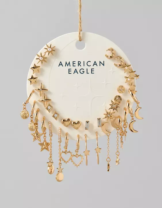 AE Metal & Pearl Earrings 18-Pack - Image 3