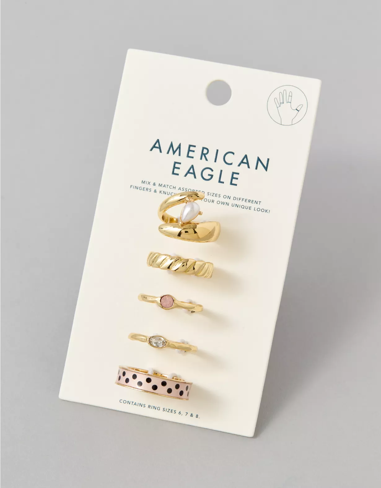 AE Gold Rings 5-Pack - Image 2
