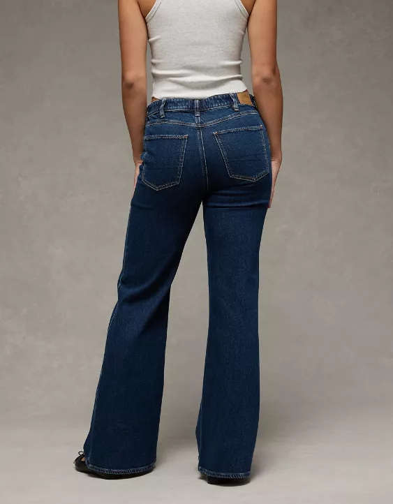 AE Stretch High-Waisted Flare Jean - Image 2