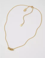 Aerie Dainty Croissant Necklace