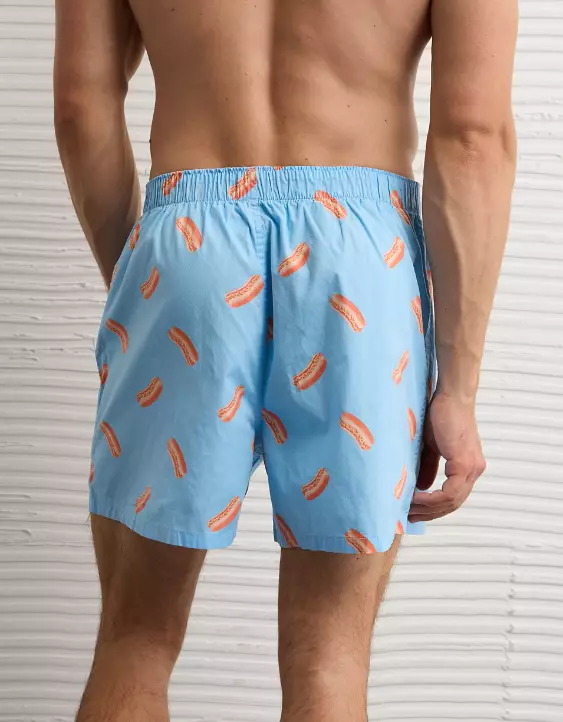 AEO Men's Hot Dogs Poplin Boxer Short - Image 2