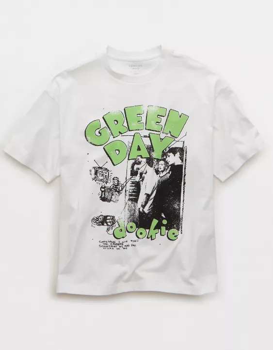 AE Boxy Green Day Graphic T-Shirt - Image 3