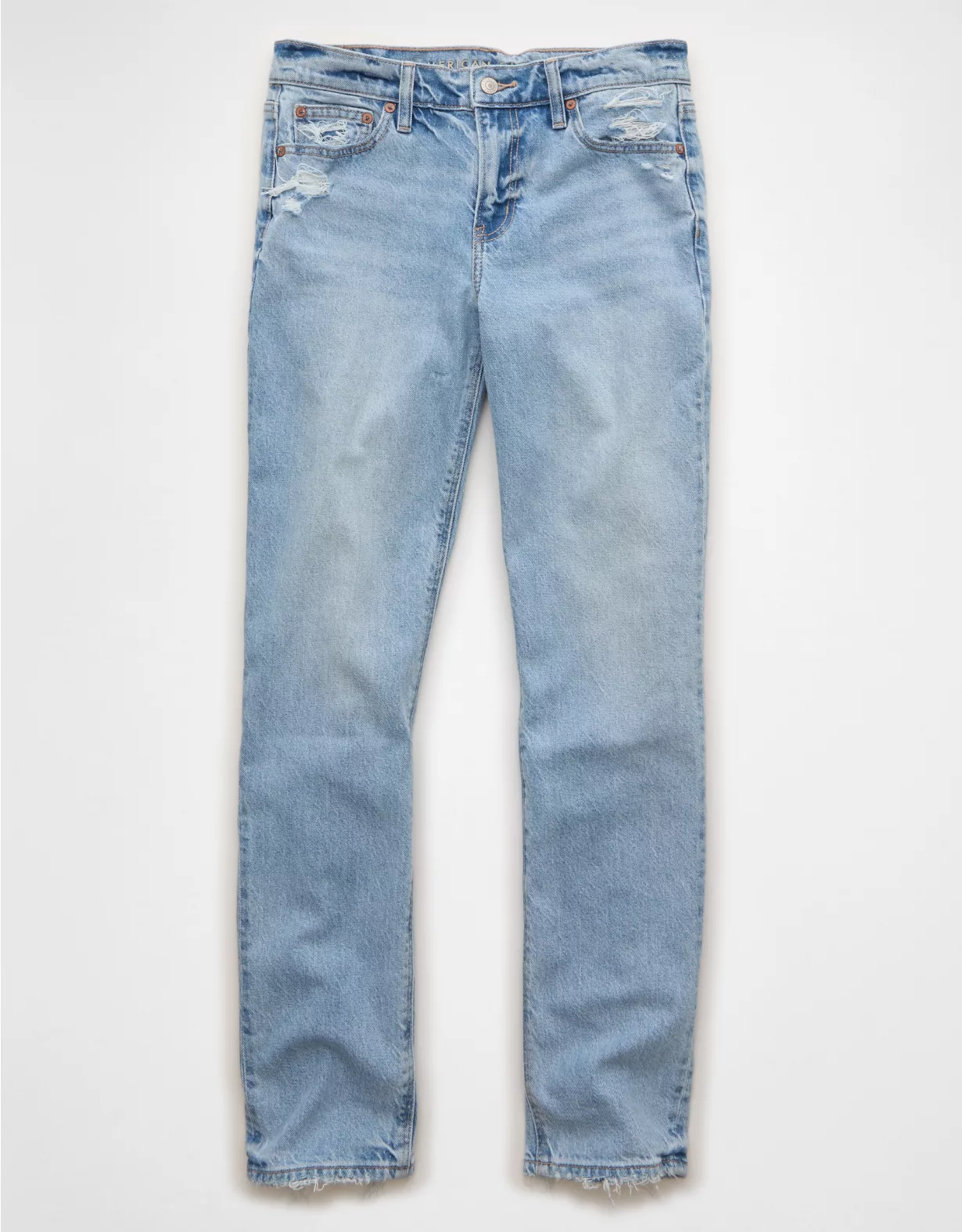 AE Stretch Super High-Waisted Straight Jean