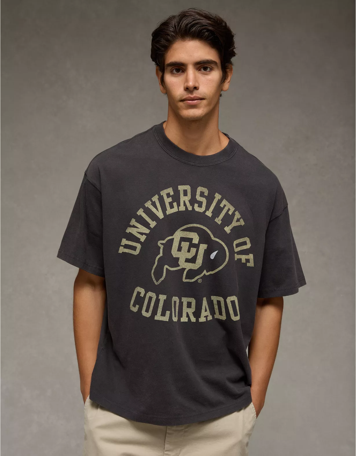 AE Boxy Colorado Buffaloes Graphic T-Shirt