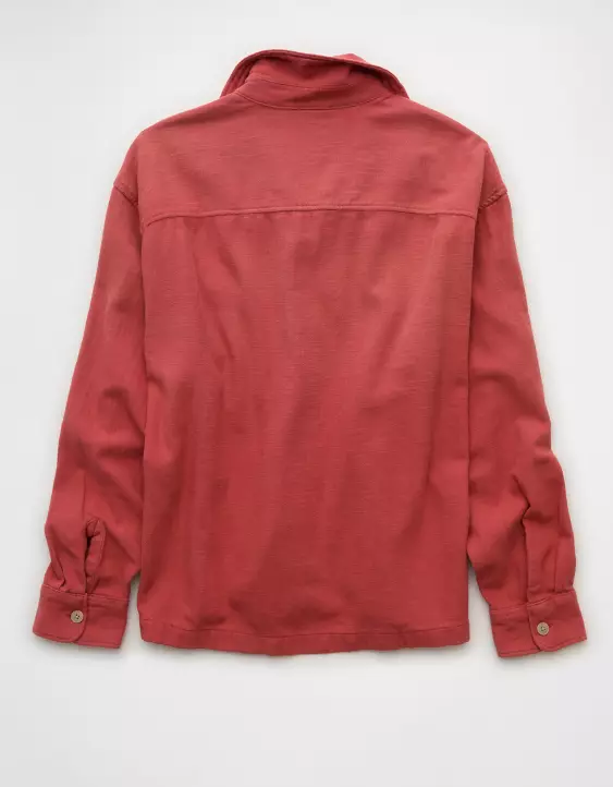 AE Boxy Flannel Shirt - Image 5