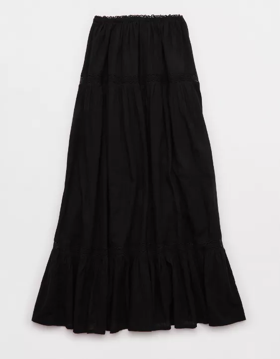 Aerie Lace Trim Maxi Skirt - Image 4