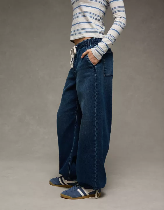 AE Cozy Dreamy Drape Convertible Jogger - Image 5