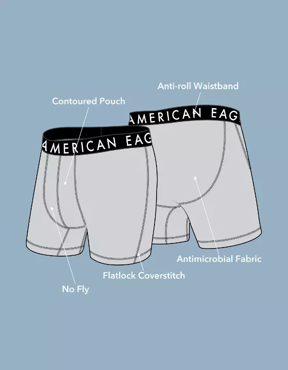 AEO Men's Eggplants 6" Flex Boxer Brief - Image 6