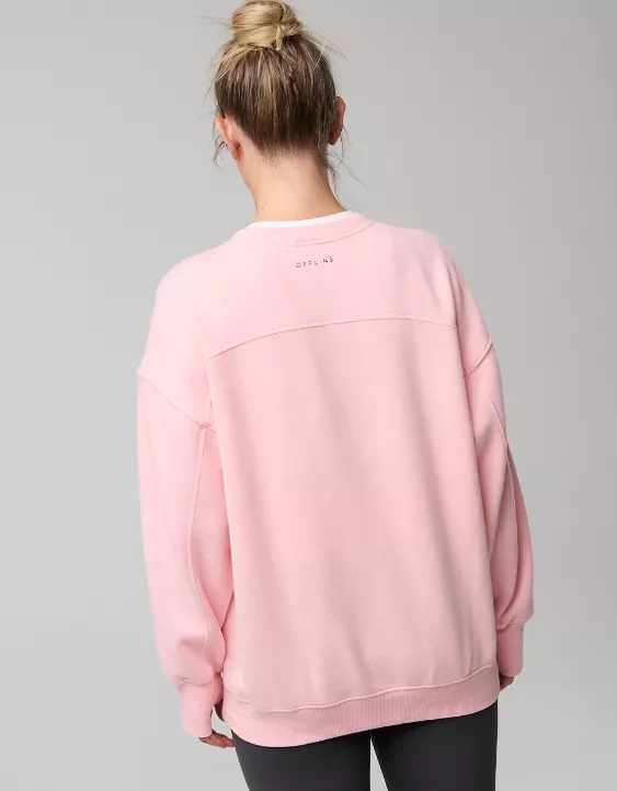 OFFLINE By Aerie Cloud Fleece Oversized Crewneck Sweatshirt - Image 2