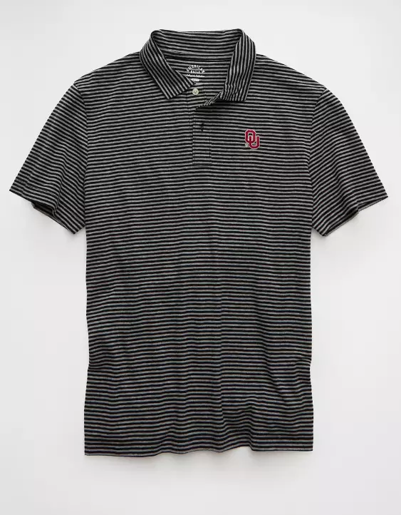 AE 24/7 Oklahoma Sooners Graphic Club Polo Shirt - Image 3