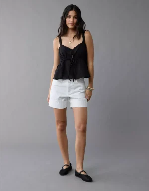 AE 6" Strigid Super High-Waisted Relaxed Denim Short