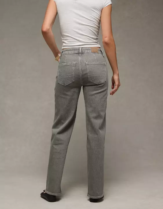 AE Stretch High-Waisted Stovepipe Jean - Image 2