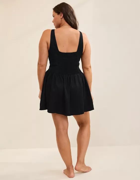Aerie Drop Waist Bow Dress - Image 2