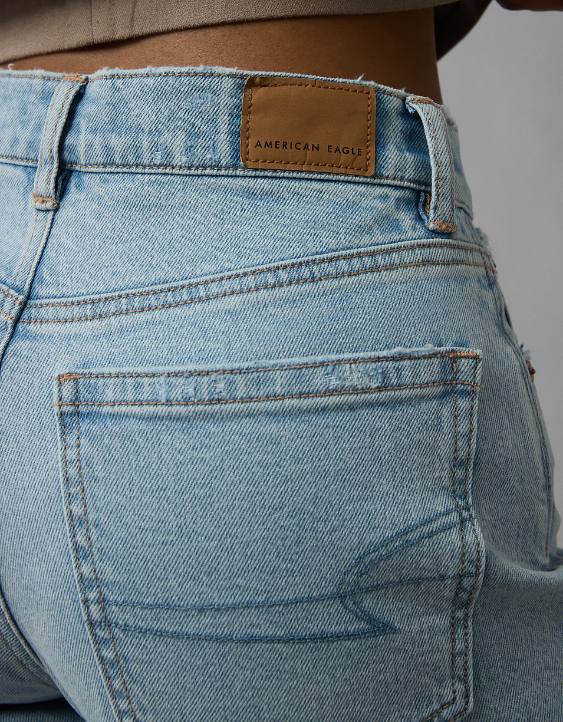 AE Strigid Ripped Super High-Waisted Baggy Straight Jean - Image 6