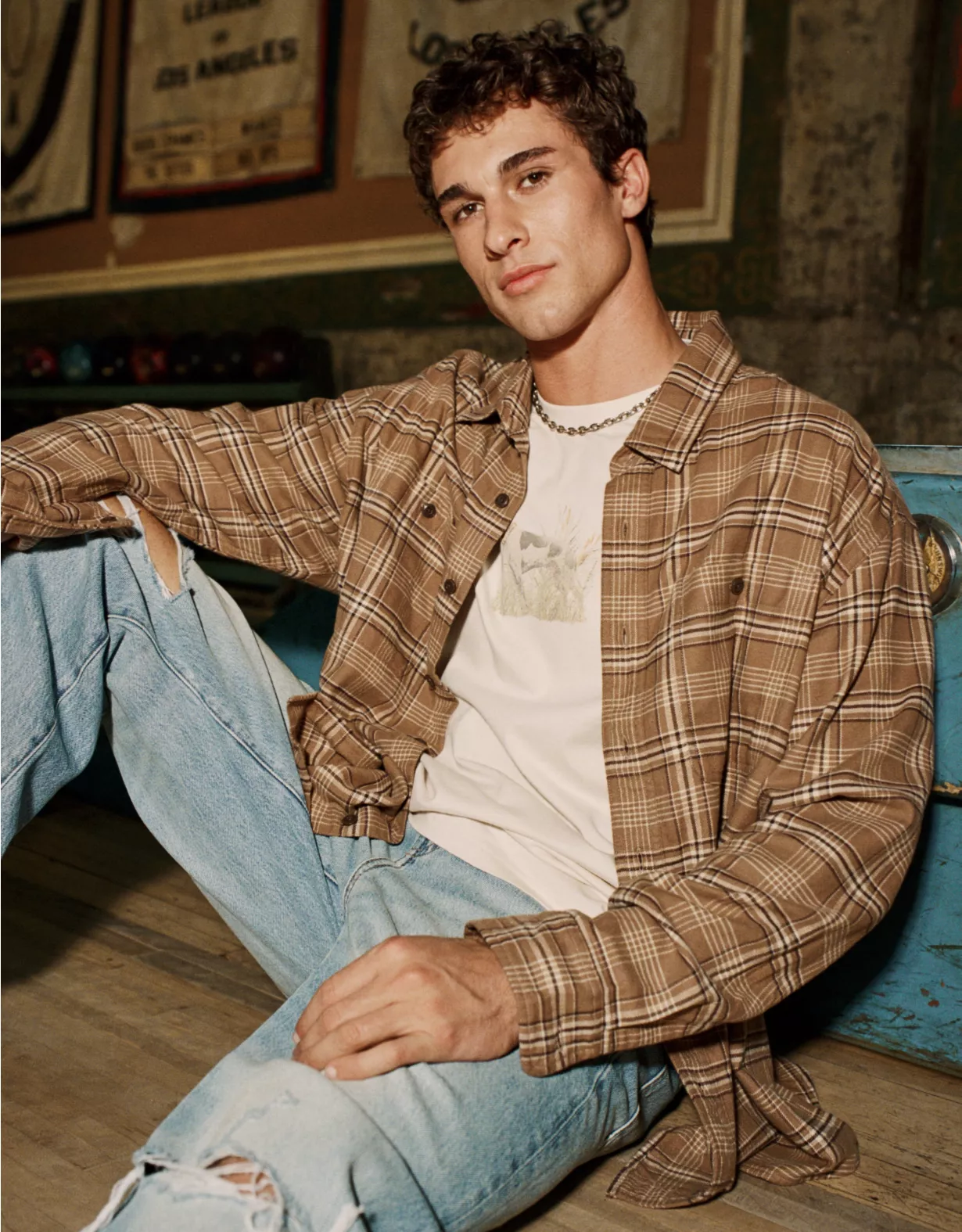 AE Relaxed Fit Everyday Flannel Shirt