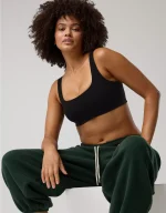 OFFLINE By Aerie Real Me XTRA Ribbed Classic Sports Bra