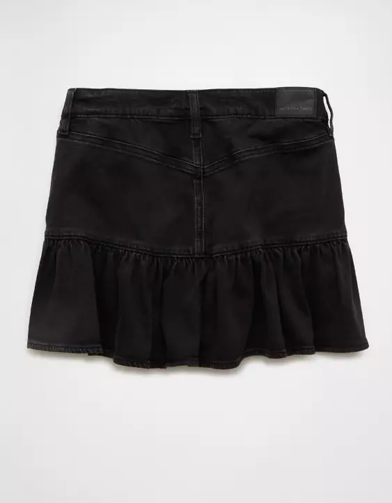 AE High-Waisted Ruffle Mini Skirt - Image 4