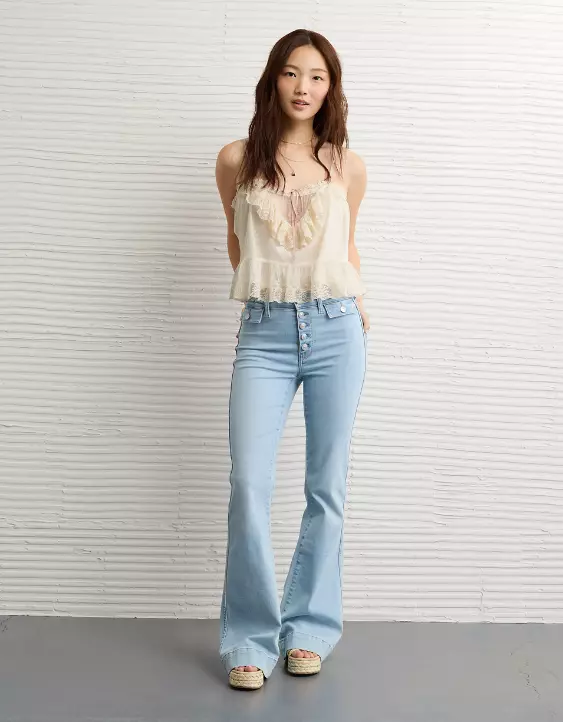 AE Mesh Ruffle Cami - Image 6