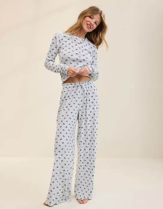 Aerie Off-Duty Pointelle Trouser PJ - Image 5