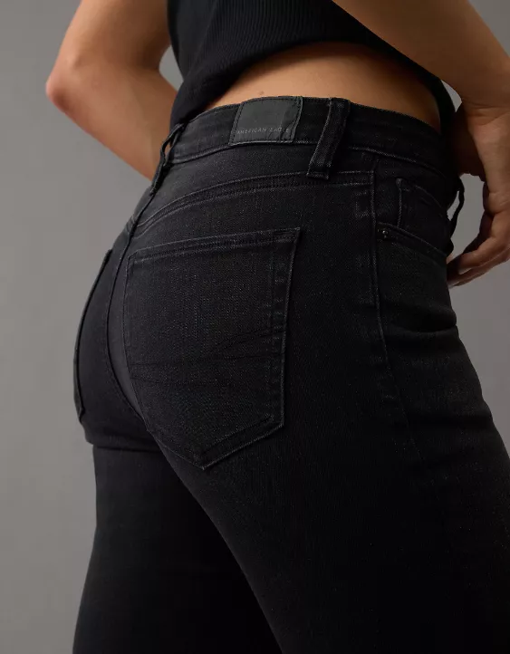 AE Next Level High-Waisted Kick Bootcut Crop Jean - Image 5