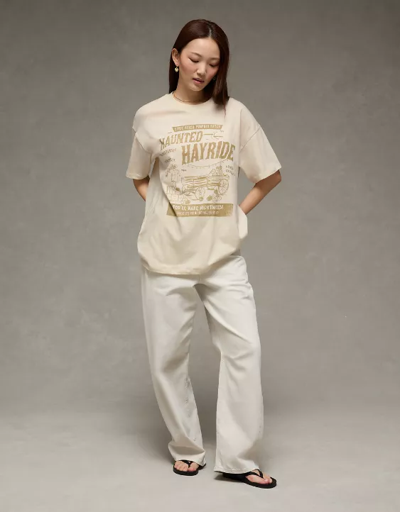 AE Oversized Halloween Graphic T-Shirt - Image 5