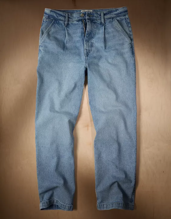 AE x Tru Kolors Pleated Denim Trouser - Image 3