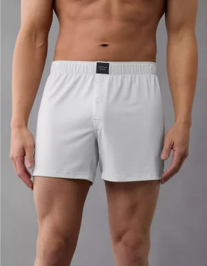 AEO Men's Slim Knit Ultra Soft Boxer Short