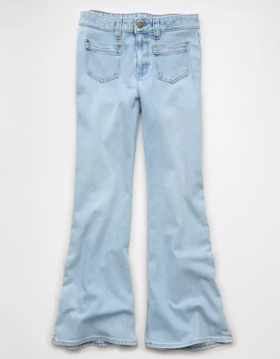 AE Stretch High-Waisted Flare Jean - Image 4