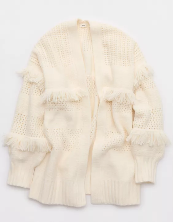 Aerie Fringe Cardigan - Image 4
