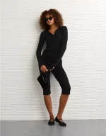 AE Long Sleeve Henley T-Shirt