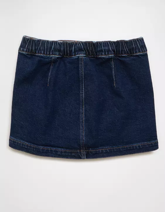 AE Stretch Low-Rise Denim Mini Skirt - Image 5