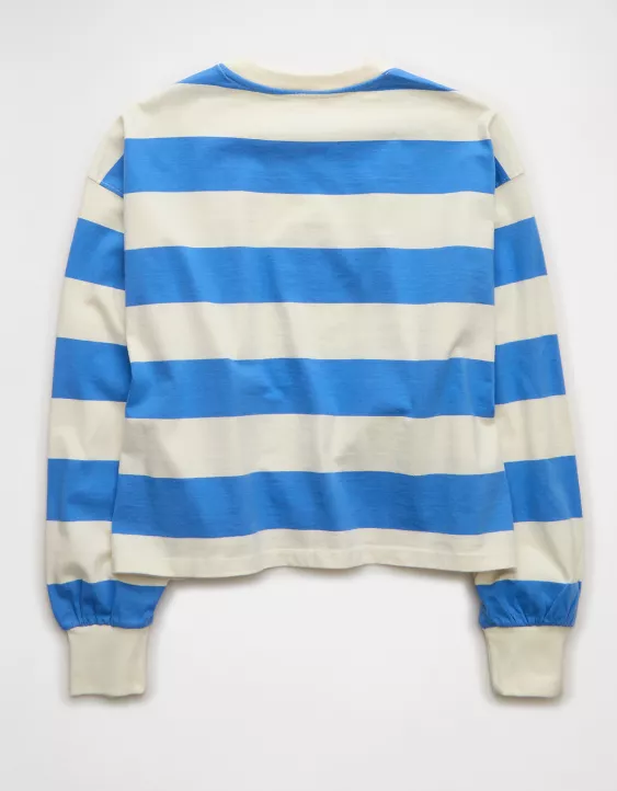 AE Striped Balloon Sleeve T-Shirt - Image 5