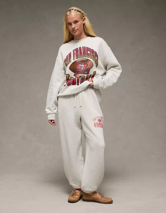 NFL San Francisco 49ers Graphic Relaxed Fit Sweatshirt - Image 5