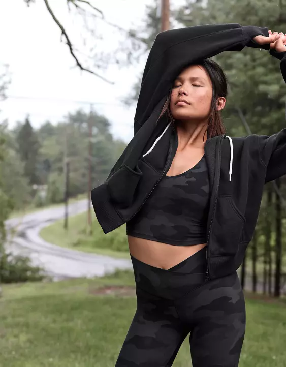 OFFLINE By Aerie Real Me Low Key Longline Sports Bra - Image 7