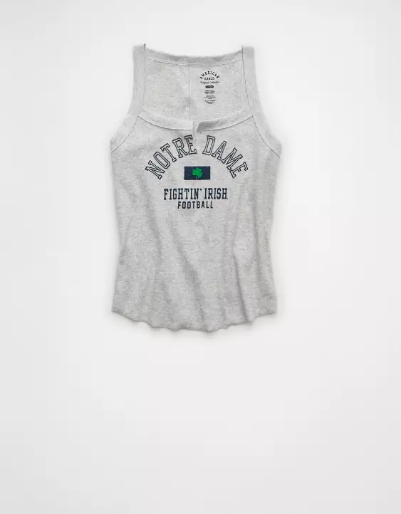 AE Notre Dame Fighting Irish Graphic Notch Neck Tank Top - Image 3