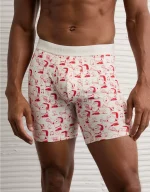 AEO Men's Snoopy Santa 6" Classic Boxer Brief
