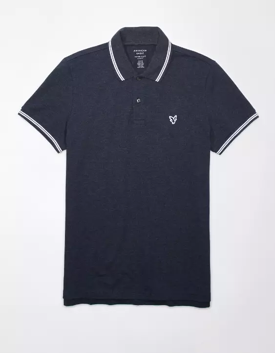 AE Lived-In Slim Fit Pique Polo Shirt - Image 3