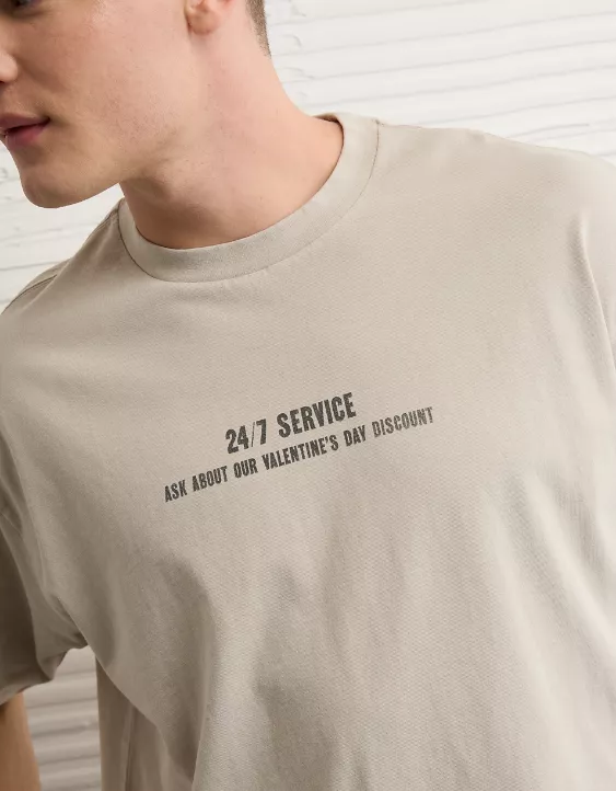 AE Boxy Valentine's Day Graphic T-Shirt - Image 7