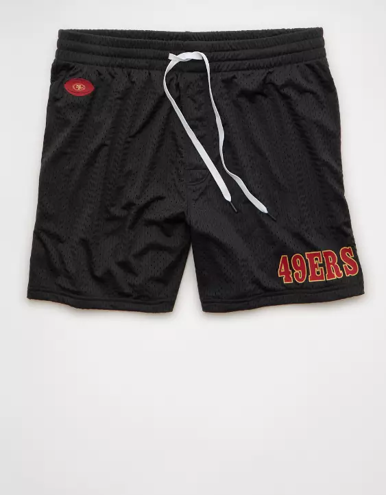 NFL San Francisco 49ers 6" Mesh Lounge Short - Image 3