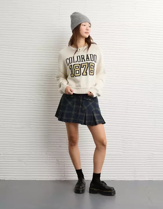 AE Colorado Buffaloes Cropped Sweater - Image 5